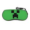 Creepers Big Face Videogame  Glasses Case Unisex Anti-Fall Zipper Eyeglasses Storage Box Ultra Glasses Box