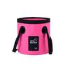 Portable Waterproof PVC Folding Bucket for Camping, Fishing, and Foot Bath
