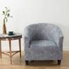 Printed Chair Slipcover Stretchy Armchair Cover U Shape Chair Cover Club Sofa Cover Bar Counter Couch Covers Used For Living Room Room