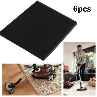 Filter Sponge Sponge Black 6pcs Household Vacuum Cleaner FC8140 FC8142