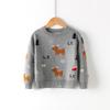 New Christmas Reindeer Sweaters for Children, Autumn and Winter Knitted Sweaters for Boys, Girls and Babies