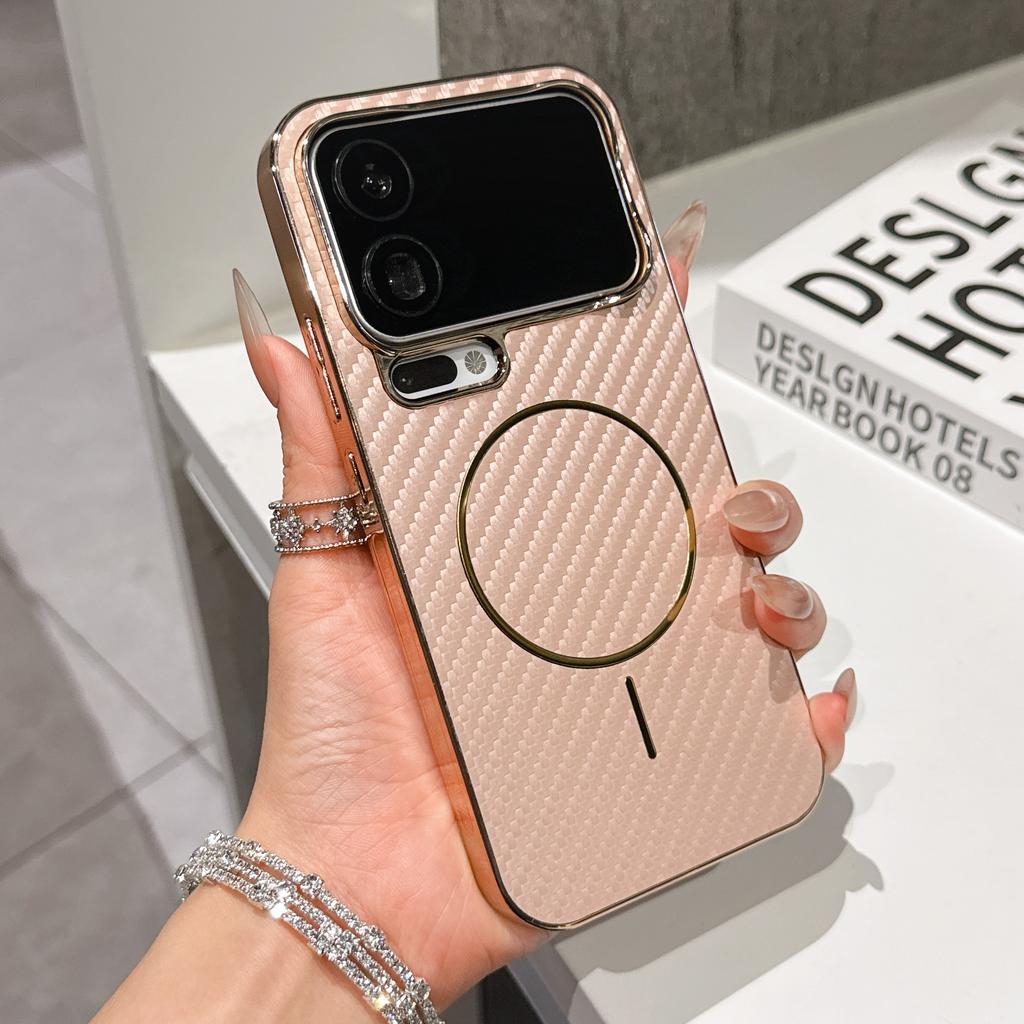 Carbon Fiber Kevlar Texture Case For Xiaomi Mi 17 Pro Max 15TPro 14TPro 13Tpro 15 Ultra For Magsafe Shockproof Hard Cover