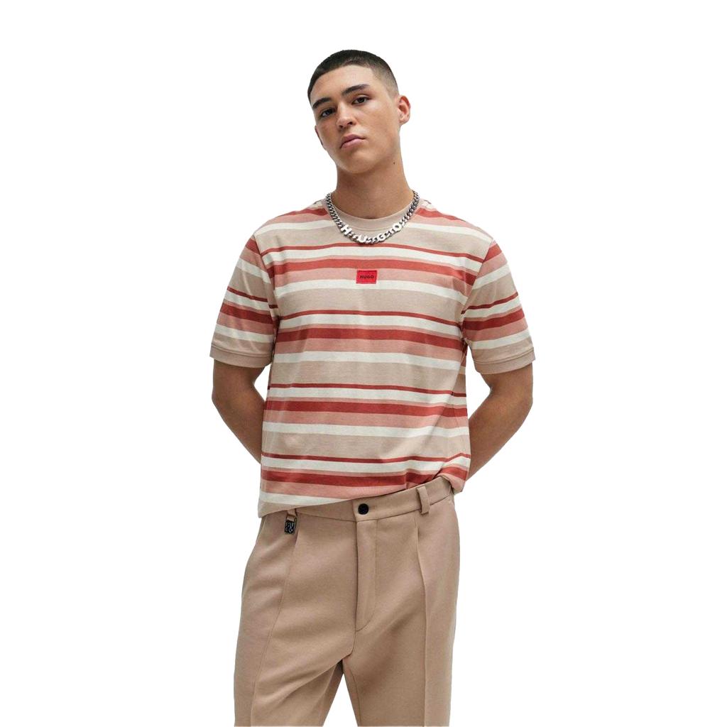 Hugo Mens Diragolino Striped T-Shirt