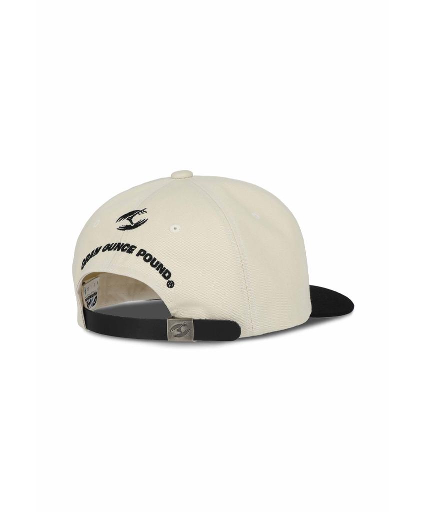 GRAM OUNCE POUND Seven Stars Two Tone 5-Panel Cap_Cream