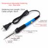 8/10/15Pcs Adjustable Temperature Soldering Iron Kit Anti-slip Soldering Iron Pen  DIY