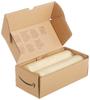 Amazon Basics Chamois Dry Towel Cleaning Cloth 66 x 43 cm 2-Piece Set, Yellow,