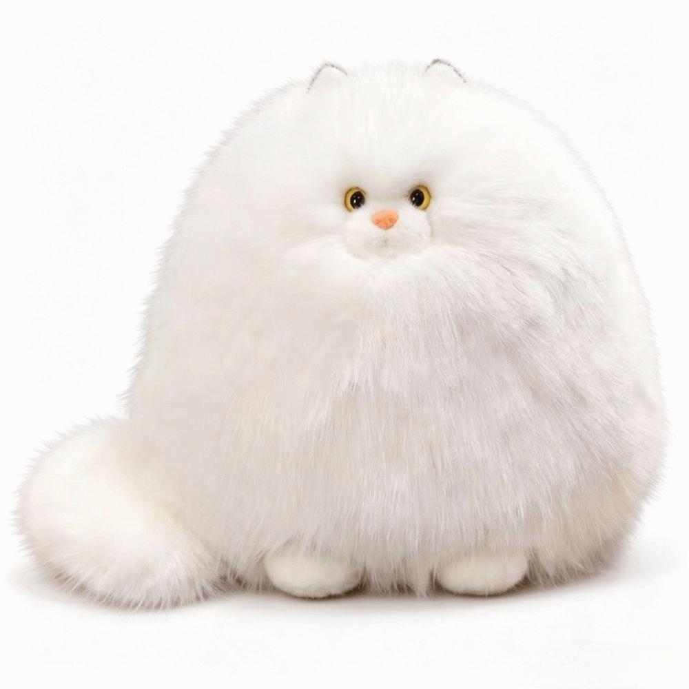 Fluffy Cat Stuffed Dolls 30/40cm Stuffed Animal Cat Long-Tailed Cat Dolls Cat Plush Toys Boys