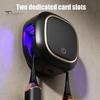 UV-C Toothbrush Cleaner UV Sanitizer Case Storage Holder Rechargeable Easy Lithium-ion Battery to Install Wall-Mounted with Light Oral Health