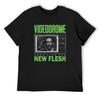 Videodrome DISTRESSED Tričko Vintage Trička Vintage Grafické Tričko Anime Oblečení Těžká Trička pro Muže