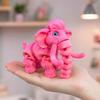 3D-gedruckte Mammutfigur, Elefanten-Ornament mit beweglichen Gelenken, Tier-Fidget-Spielzeug zur Stressbewältigung für Kinder, Dekoration für Zuhause und Büro