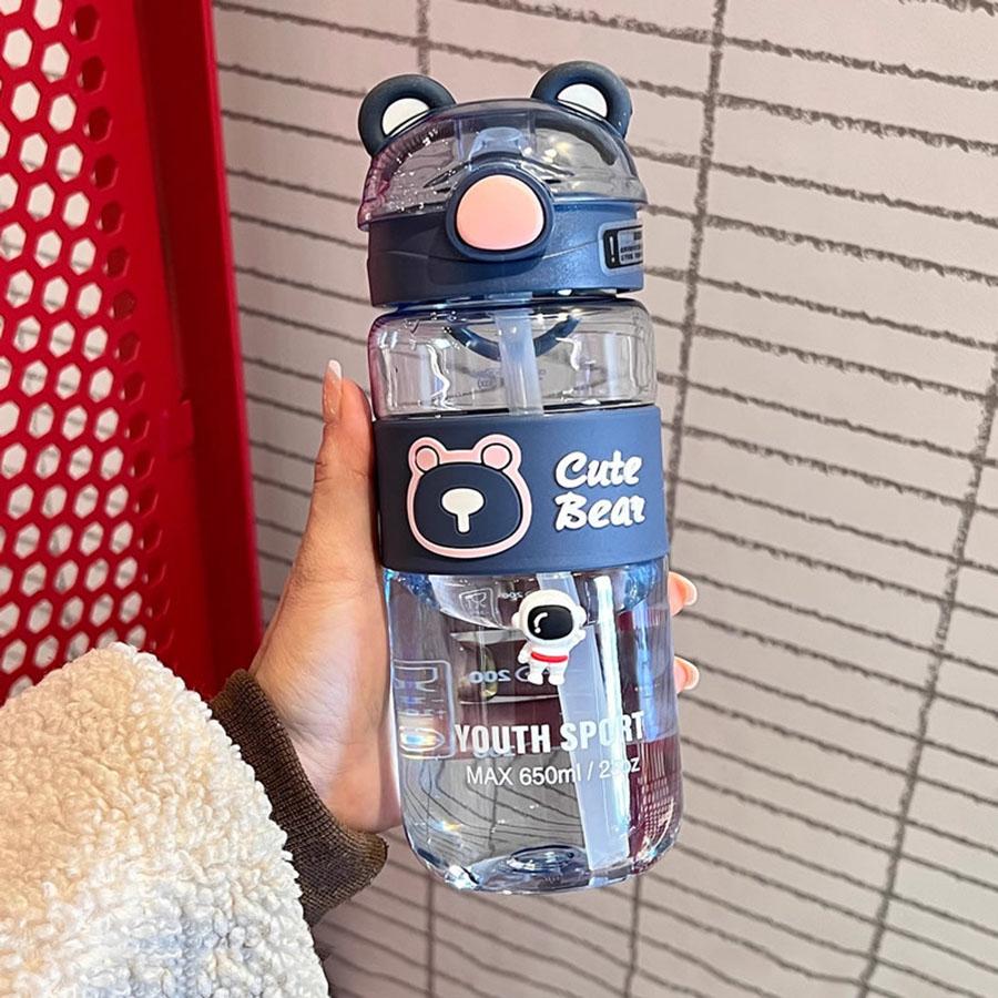 

Travel 550ml Water Bottle for Sports Plastic Water Cup for Girl Boy School Portable Water Kettle Fitness Gym Outdoor 550ML