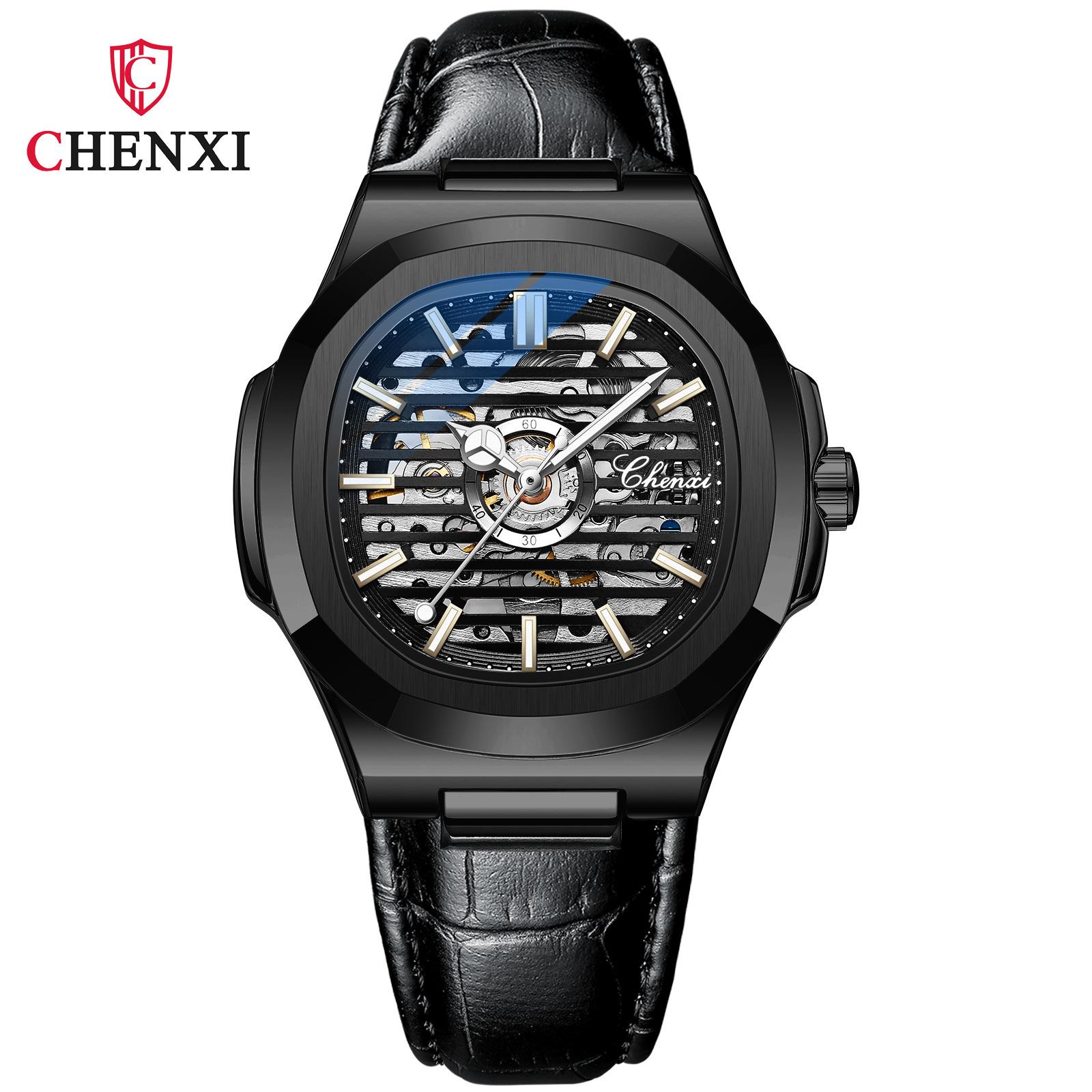 

Новые роскошные мужские часы ТОП-бренда с коробкой, классические часы, мужские автоматические полые деловые часы, мужские механические часы