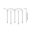 5 Pieces Mini Street Lights Model ,Outdoor Pathway Lantern Post, Railway Train Lamps Post for