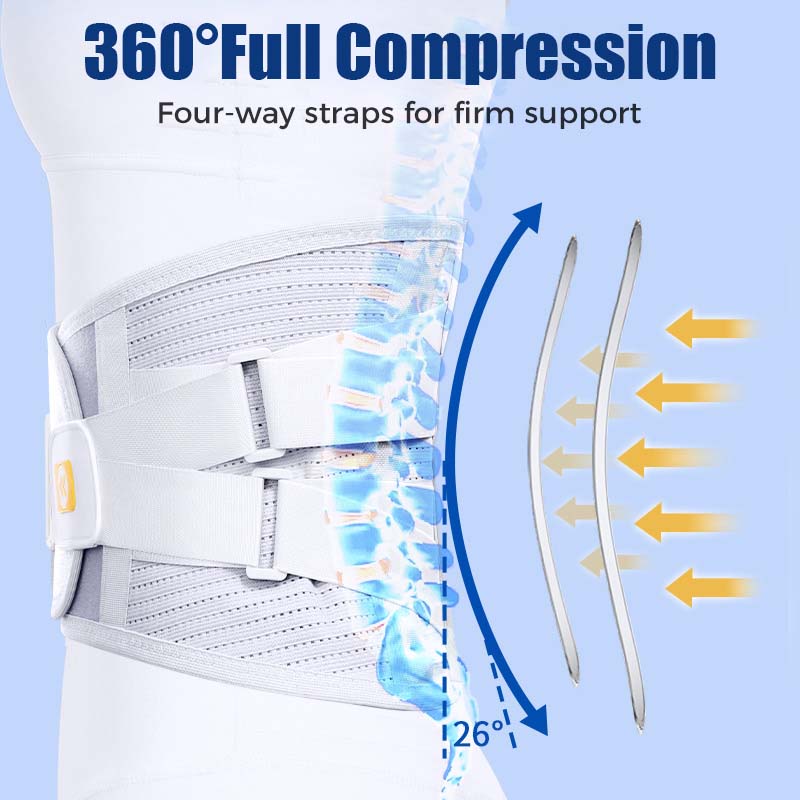 Waist belt Lumbar intervertebral disc protection Waist support Waist strain Steel plate support Sports fitness Lumbar protrusion