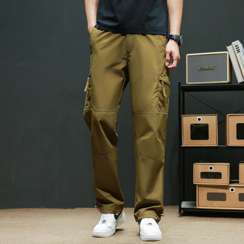 2025 Men's Military Camouflage Cotton Work Pants with Multi-Pockets & Embroidery