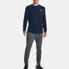 Under Armour Casual Training Retro Football Sports Long Sleeve T-Shirt Men Tops Dark-Blue 1302356-408