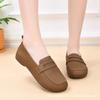 Comfortable Slip-On Flat Shoes Women Soft Sole Non-Slip Casual Loafers Middle Aged Senior Ladies