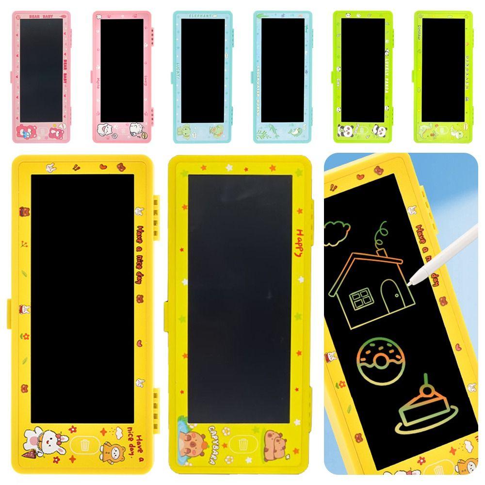 Smazávací kreslící tabulka Pouzdro na tužky s LCD obrazovkou Organizér na psací potřeby Kreslené pouzdro na tužky Dárek