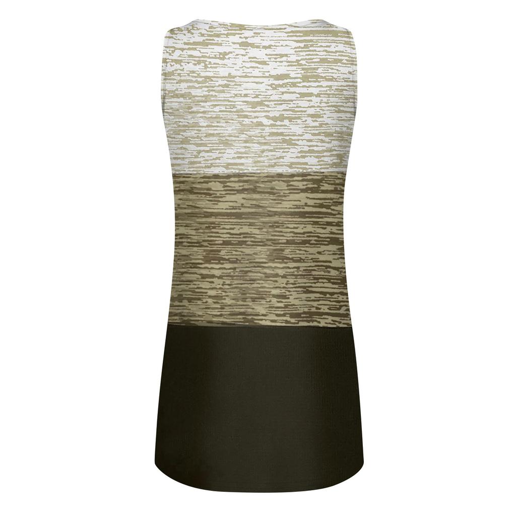 Fritidskjole for kvinner med blomsterknappetrykk V-hals Aktiv mote utendørs gate Ermeløs løs passform sommer