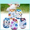 Waffle Fabric Pet Vest For Small Dogs Universal Gender Cute Designs**