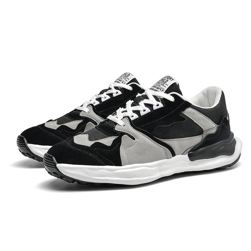 

Модная Легкая Нескользящая Тренд Обувь 2024 Весна Новая Мужская Повседневная Обувь Толстая Подошва Удобная Дышащая Мужские Кроссовки Сетка 7 39 чёрный