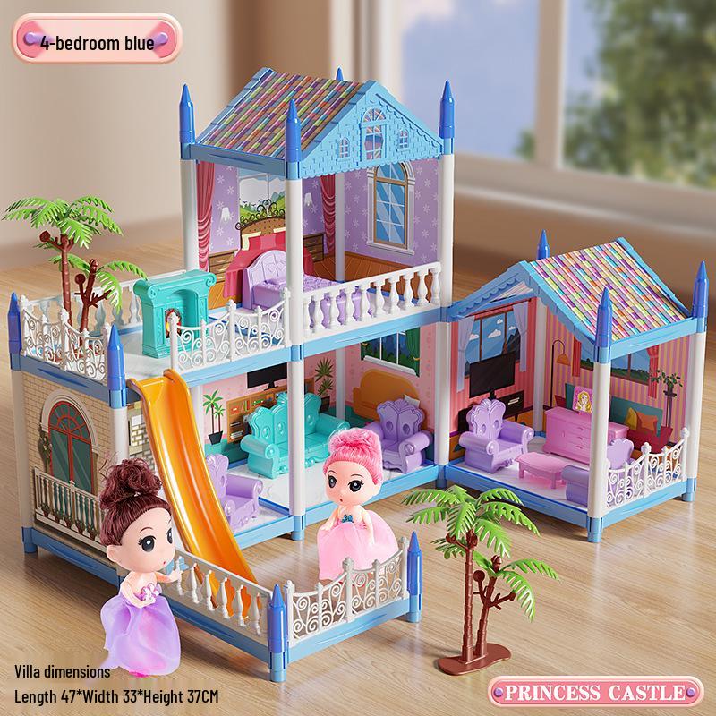 Princess Castle Dollhouse DIY Building Kit for Girls