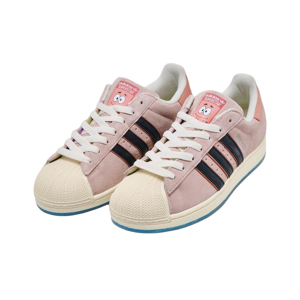 Svampebob Firkant x adidas Superstar Patrick Stjerne Unisex Sneakers Rosa Leverandørfarge Kjerne-Svart JQ6778