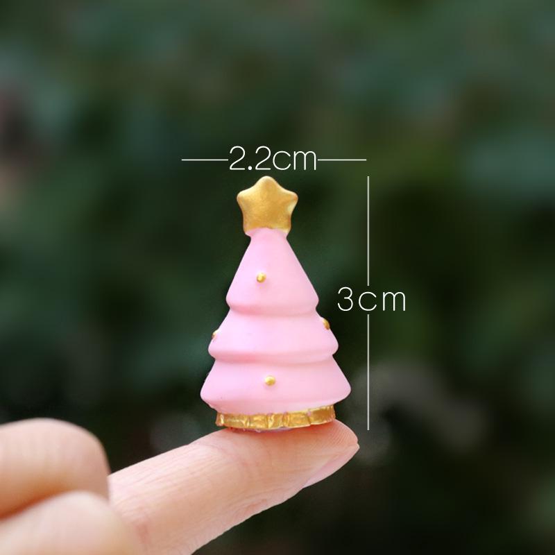 Handmade Mini Christmas Tree DIY Landscape Ornaments for Desktop