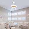 Fan Chandelier E27 Light Holder Ceiling Fan Lights with Remote Control Mute Dimmable Timing 3-blade for Living Room Study
