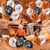 12-30pcs 12 In Latex Balloons 3 Styles Bloody Hand and Skull  Scary Expression Balloons for Halloween Party Decoration Supplies