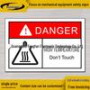 High Temperature Do Not Touch Warning Safety Sticker – Waterproof