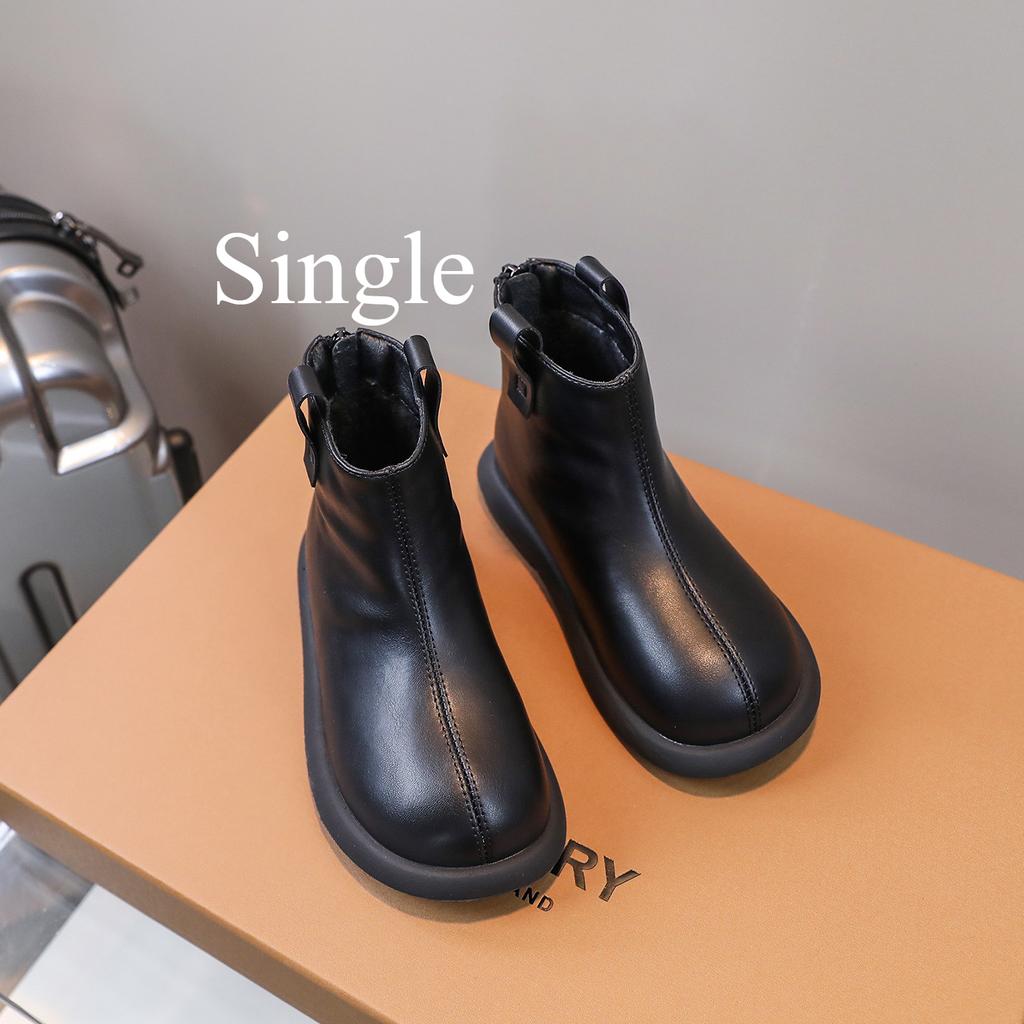 Ghete Scurte pentru Copii Fete la Modă Simple de Iarnă Stil Coreean Ghete de Prințesă