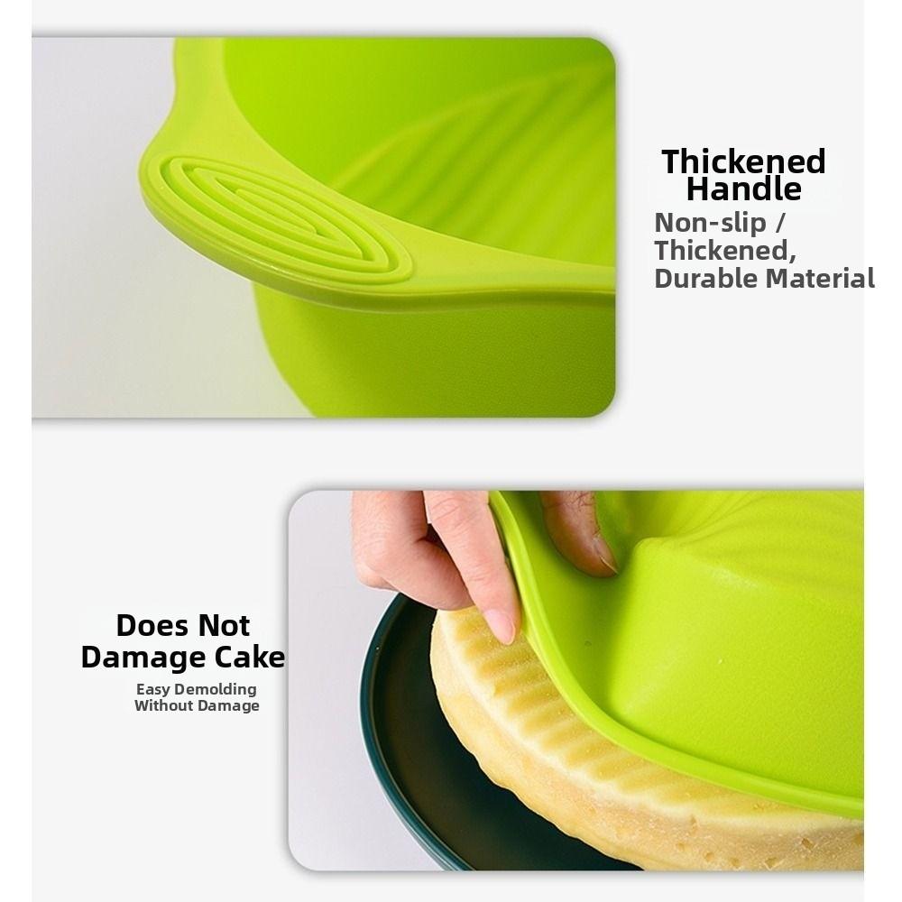 DIY Round Silicone Mold Nonstick Silicone Baking Pan Flexible Cake Mold  Baking Accessories