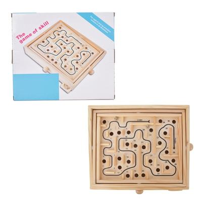 Erwachsene Kind Holz Pädagogisches Labyrinth Gehirntrainings Brettspiel Lernspielzeug
