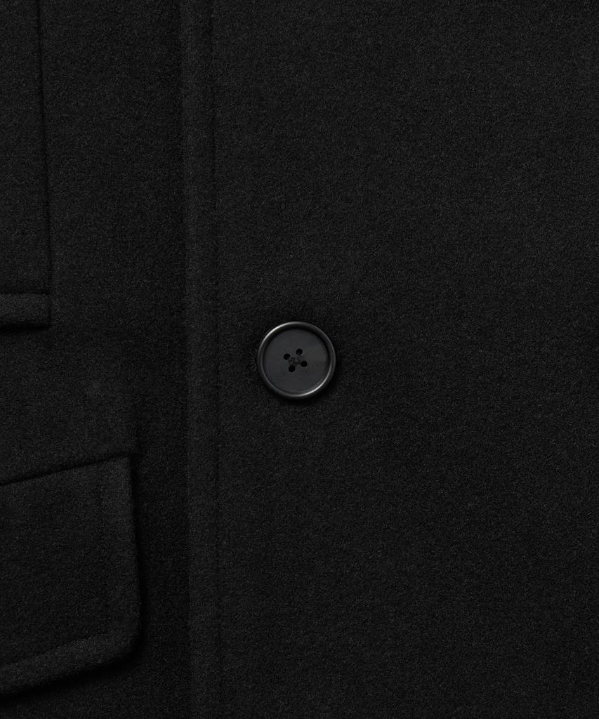 Musinsa Standard Wool Blend Extra Oversized Peacoat [Black]