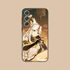 Game GI Ningguang Matte TPU Mobile Phone Case for Samsung Galaxy S26 S25 S24 S23 S22 S21 S20 Note20 Plus FE Ultra Colorful Cover