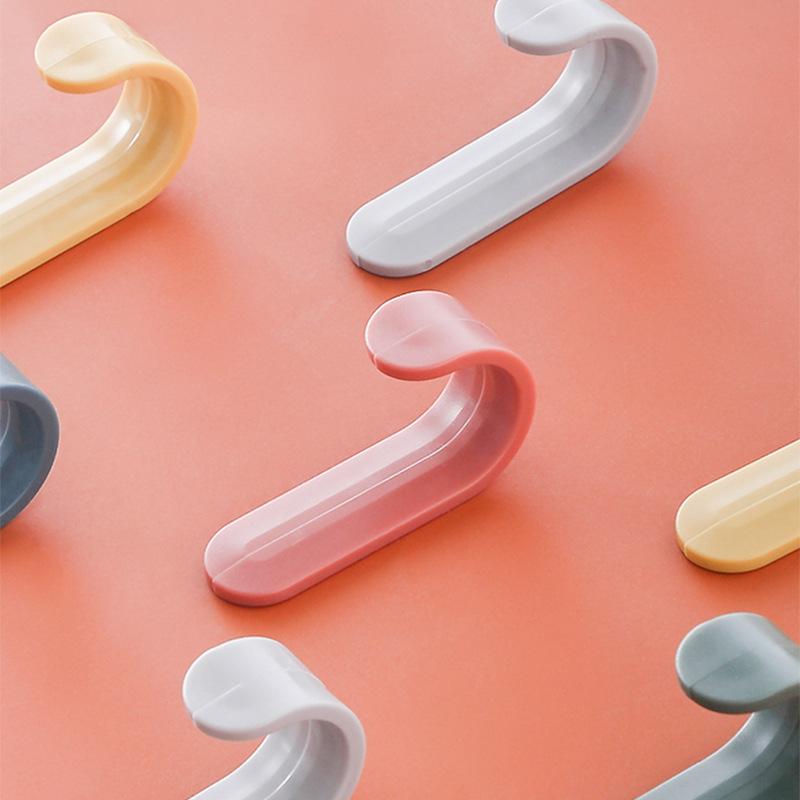 6PCS Kitchen Bathroom Organizers Adhesive Hooks