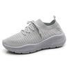 Sneakers women's summer new thick-soled solid-color couples fly-woven one-pedal socks shoes women's tide