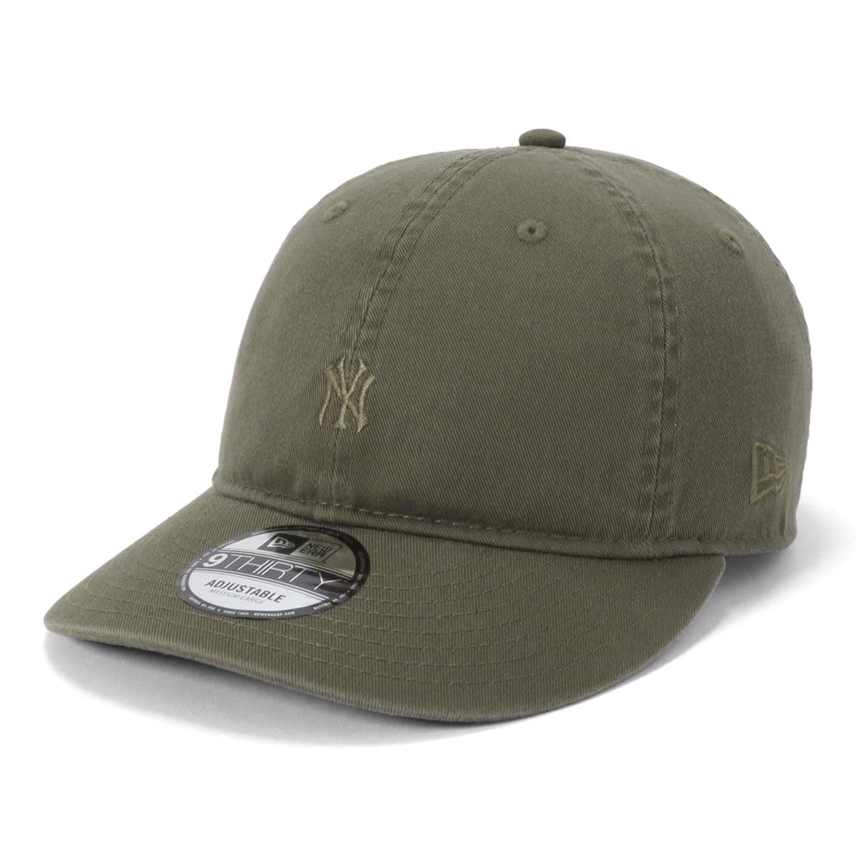 

New Era 9THIRTY Cap MLB New York Yankees Olive Green Mini Logo Tonal Exclusive to and BB UV Trendy Functional Hat (14655344, N838TH041) Color,