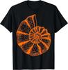 Ammonite Fossils Geologist Paleontologist Study Paleontology T-Shirt