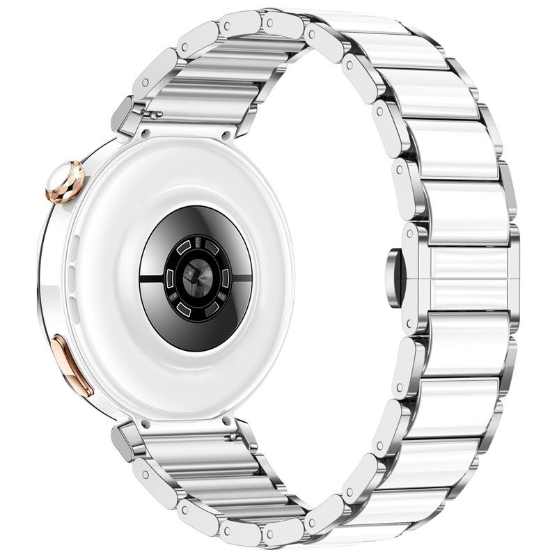 

18 мм Керамический+Металлический Ремешок для Huawei Watch GT5 Pro 42 мм Женский Браслет Ремешок для Huawei Watch GT5/GT4 41 мм Аксессуар для ремешка 18mm