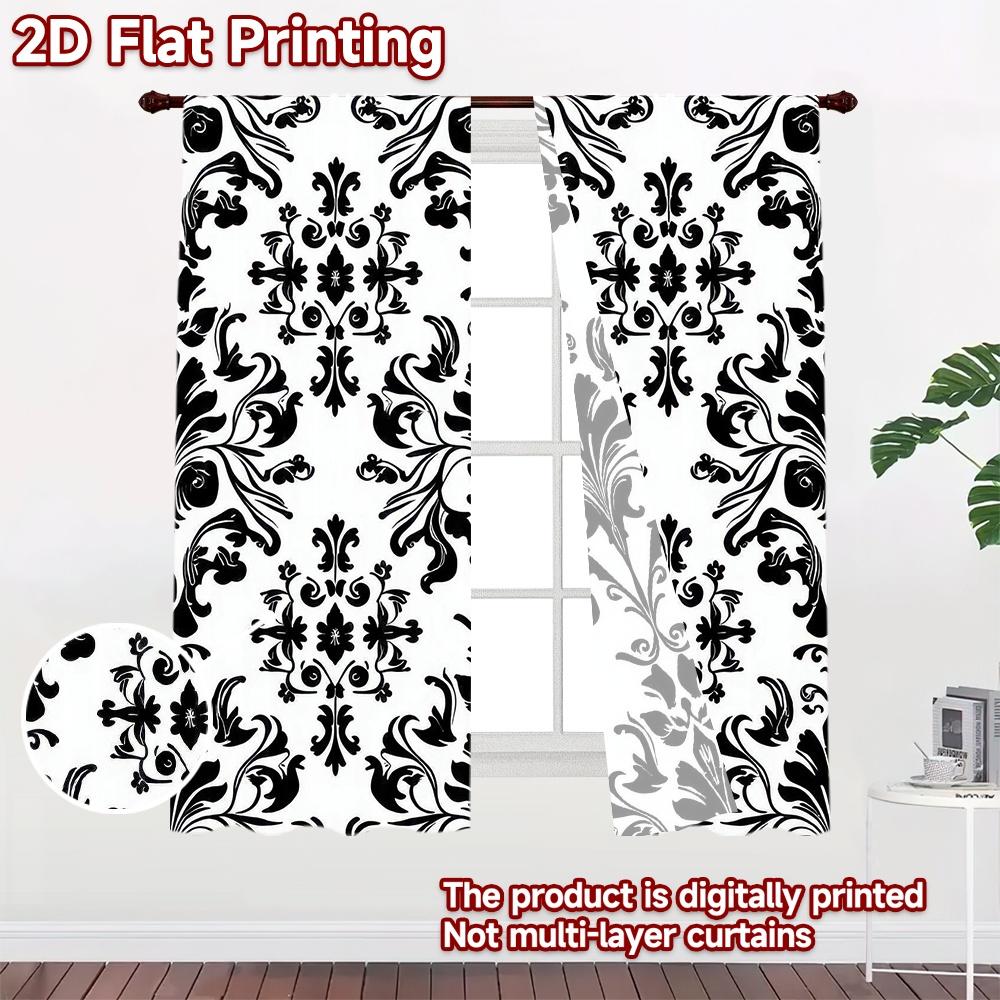 2D flat Photography Backdrop Party Backdrop Black Floral Motifs 100% Polyester Vibrant Reunion for Booth seats and studio