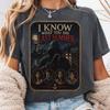 I Know What You Did Last Summer Movie Comfort Colors Tee, Horror Film Fan Gift, Teen Slasher Flick Tee, Retro 90s Cinema Halloween Costume