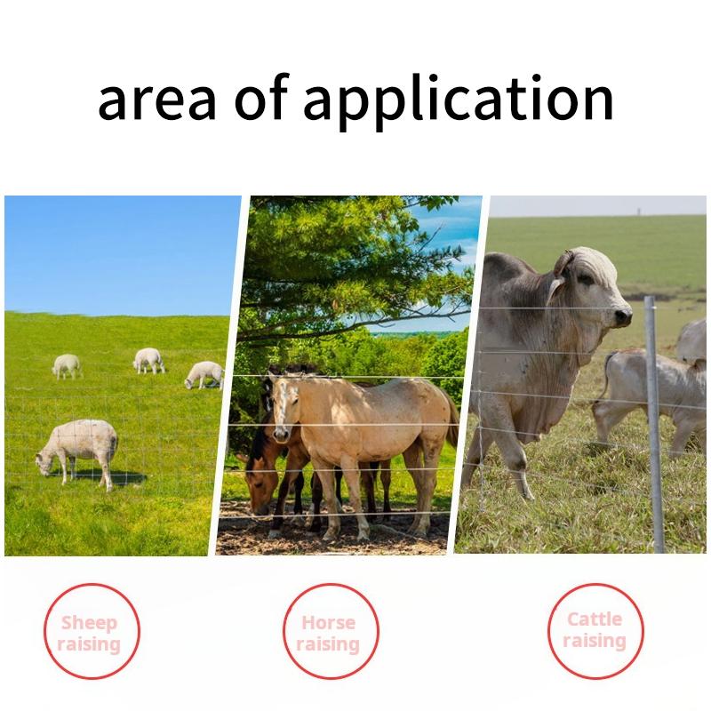 200m Roll Electric Fence Rope with Steel Poly Rope for Horse Animal Fencing,Ultra Low Resistance Wire with Insulator Suit Tool