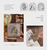 Yuezhen Star & Forest Night Retro Metal Clips for Stationery and Handbooks