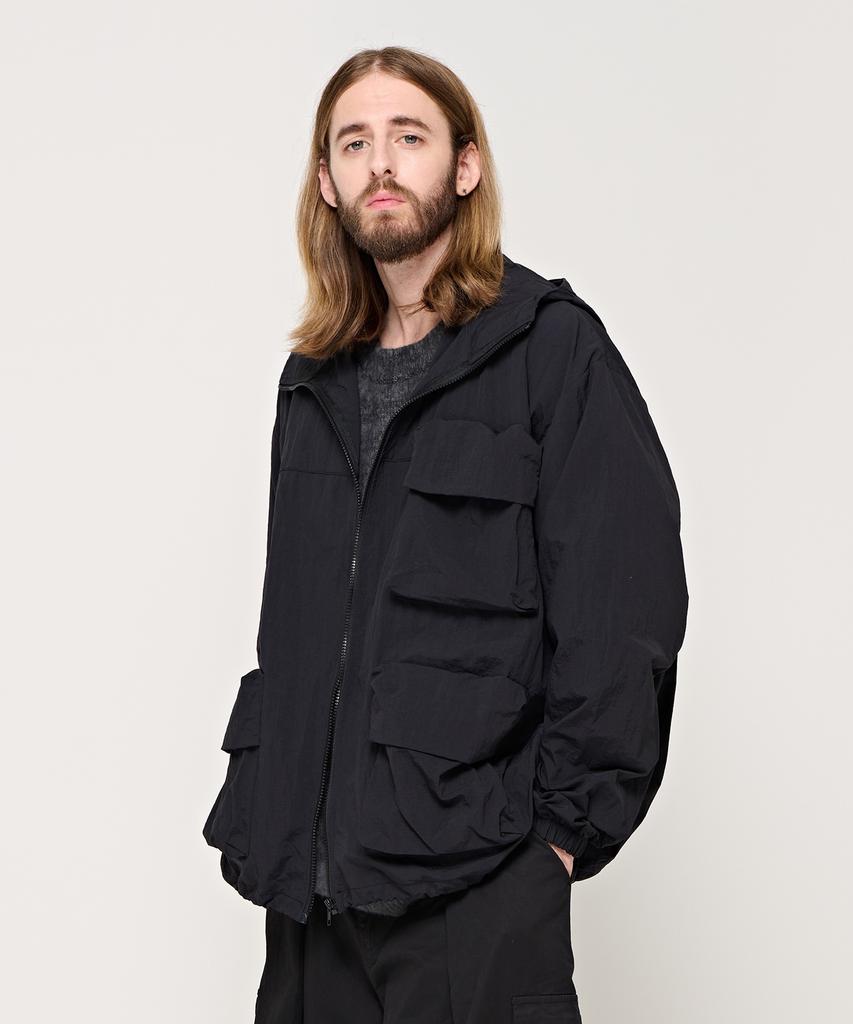 Cargobros Cb 3D Pocket Windbreaker (Black)