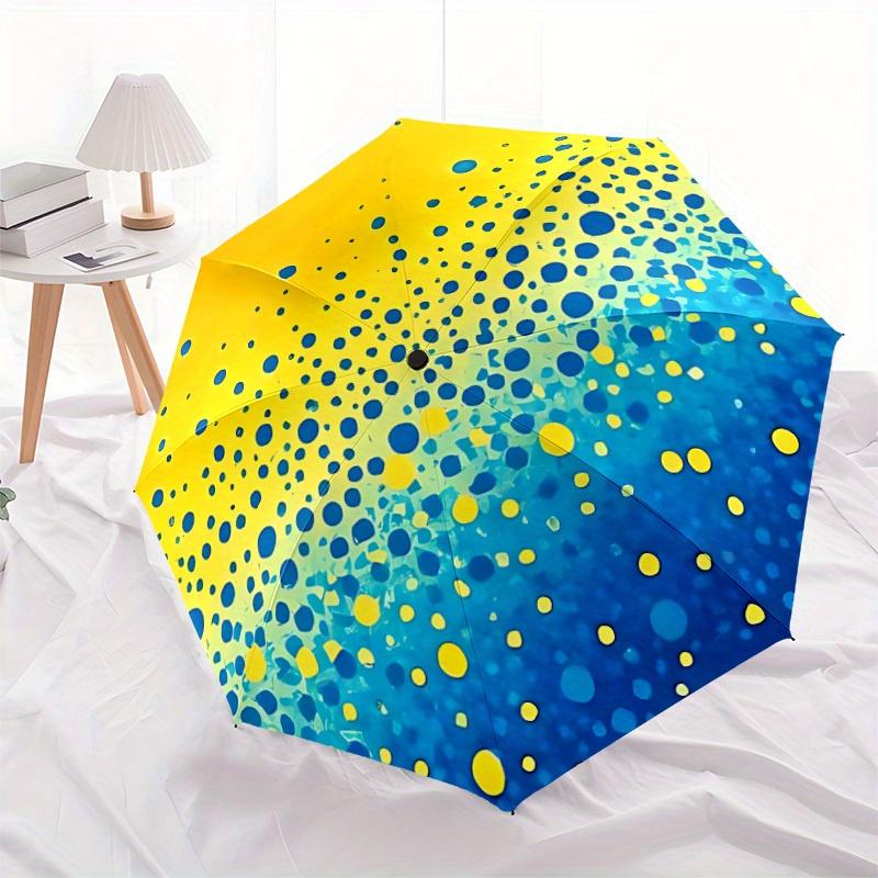 

1pc Bubble Sphere Automatic Open 8-Rib Windproof Umbrella, Travel & Commuting, Suitable for All Seasons