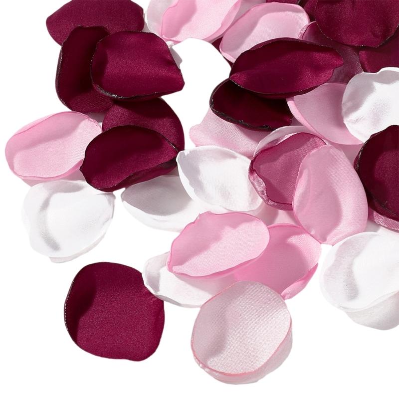 200Pcs Artificial Rose Petal Multipurpose Realistic Cloth Flower Petal for Holiday Party Decoration Wedding Supplies