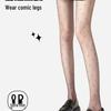 Polka Dot Ultra-Thin Black Women's Stockings: 0D High Transparency, Durable, Non-Slip, Anti-Snag for Summer