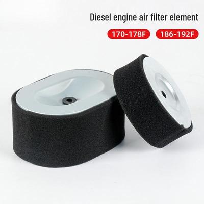 Pièces de Moteur Diesel et Générateur 170F-178: Filtre à air, Pompe à eau, Motoculteur, Éponge de filtre à air 186 et 192F